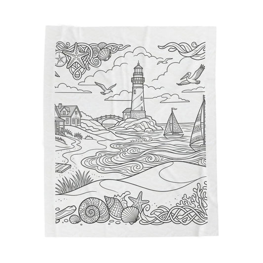 Coastal Escape™ Recolorable Blanket