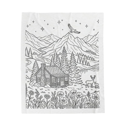 Mountain Retreat™ Recolorable Blanket