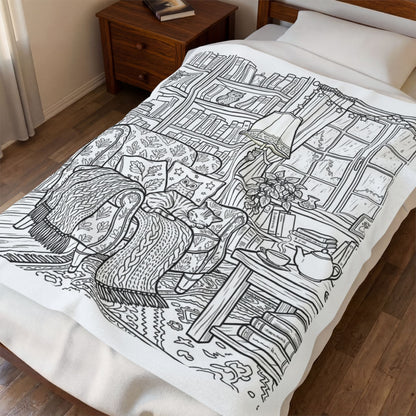 Reading Nook™ Recolorable Blanket