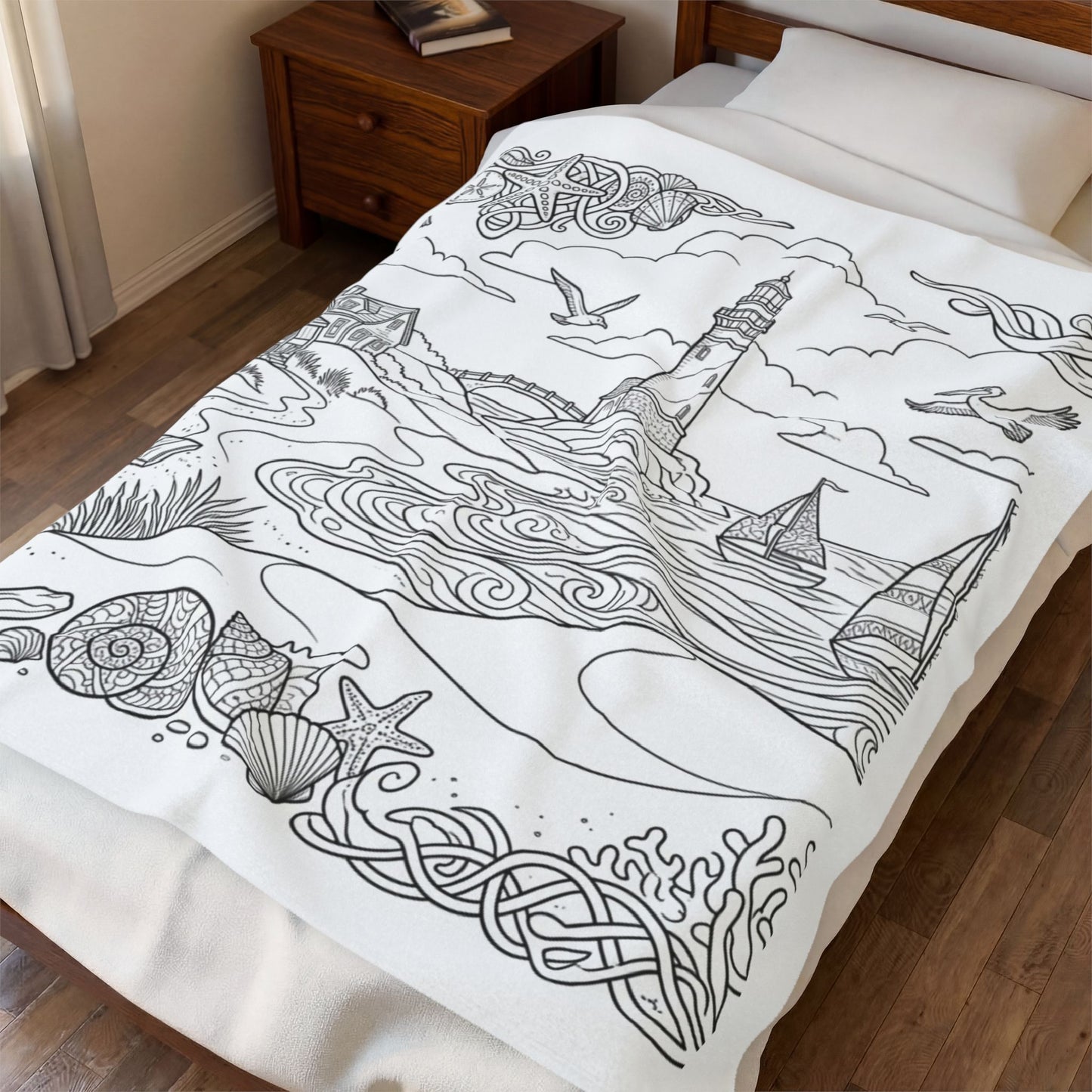 Coastal Escape™ Recolorable Blanket