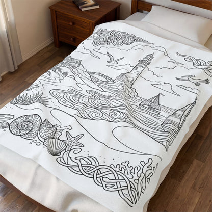 Coastal Escape™ Recolorable Blanket